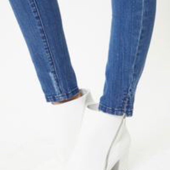 KANCAN DAPHNE DEEP BLUE SUPER SKINNY OVERALLS - Picture 6 of 11